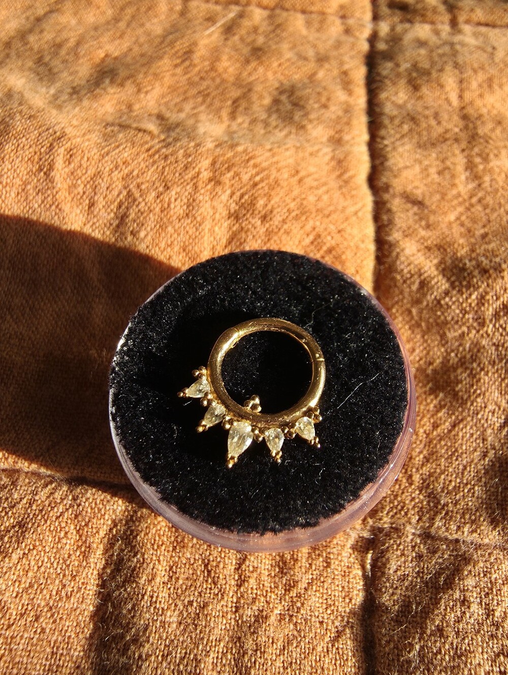 buddha Jewelry Taja Clicker 14k Rose Gold